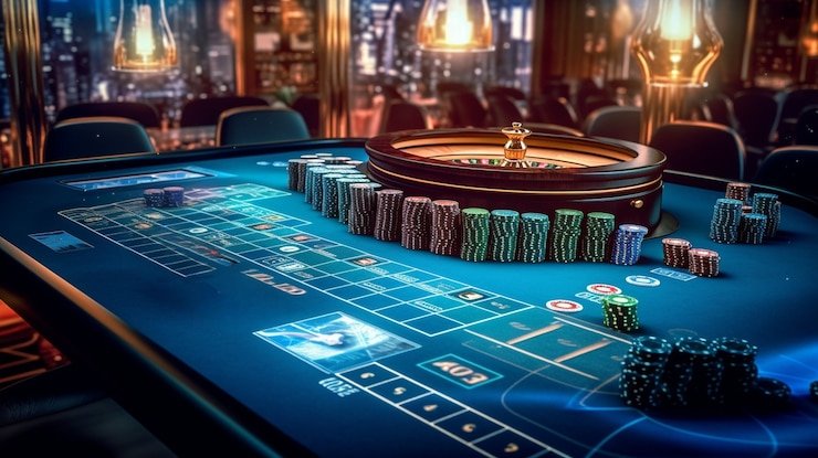 Antarmuka aplikasi mobile luxury88 login menampilkan meja baccarat dengan streaming video HD dan tombol taruhan